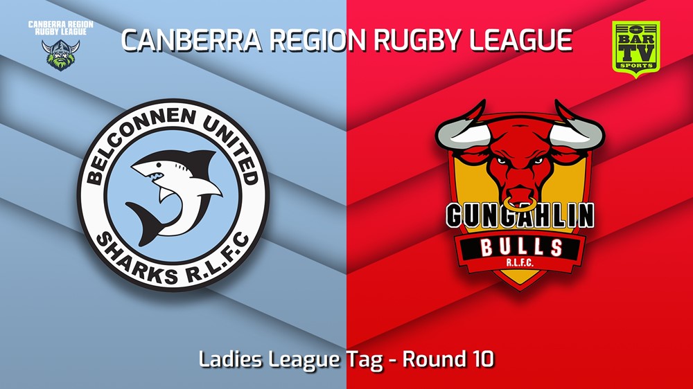 230624-Canberra Round 10 - Ladies League Tag - Belconnen United Sharks v Gungahlin Bulls Slate Image
