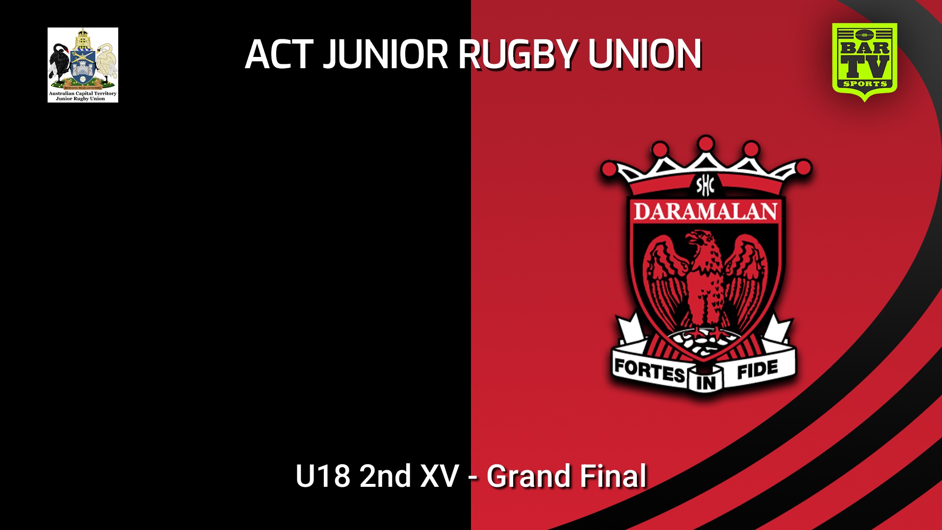260906-video-ACT Junior Rugby Union Grand Final - U18 2nd XV - Marist Royal v Daramalan College Slate Image