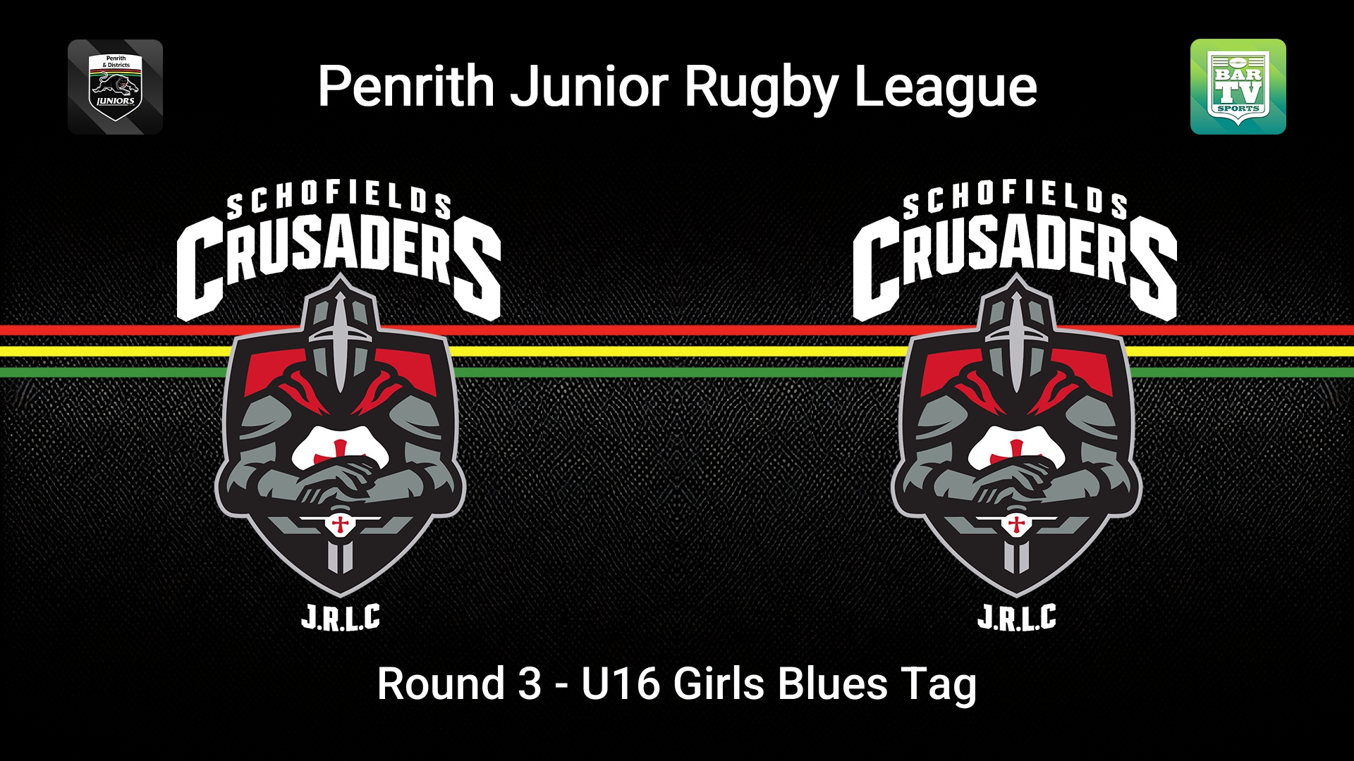 260510-video-Penrith & District Junior Rugby League Round 3 - U16 Girls Blues Tag - Schofields Crusaders v Schofields Crusaders Slate Image