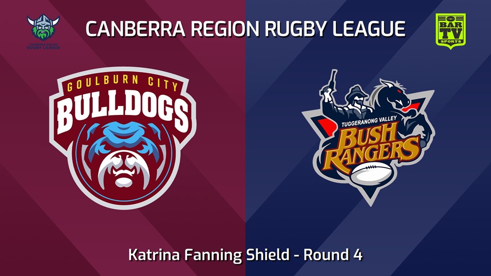 240427-video-Canberra Round 4 - Katrina Fanning Shield - Goulburn City Bulldogs v Tuggeranong Bushrangers Minigame Slate Image