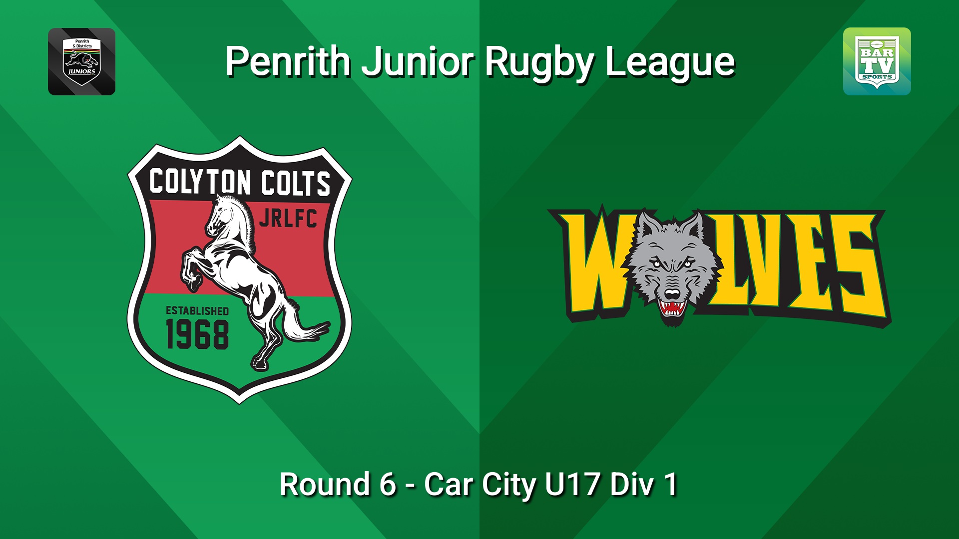 260530-video-Penrith & District Junior Rugby League Round 6 - Car City U17 Div 1 - Colyton v Windsor Wolves Slate Image