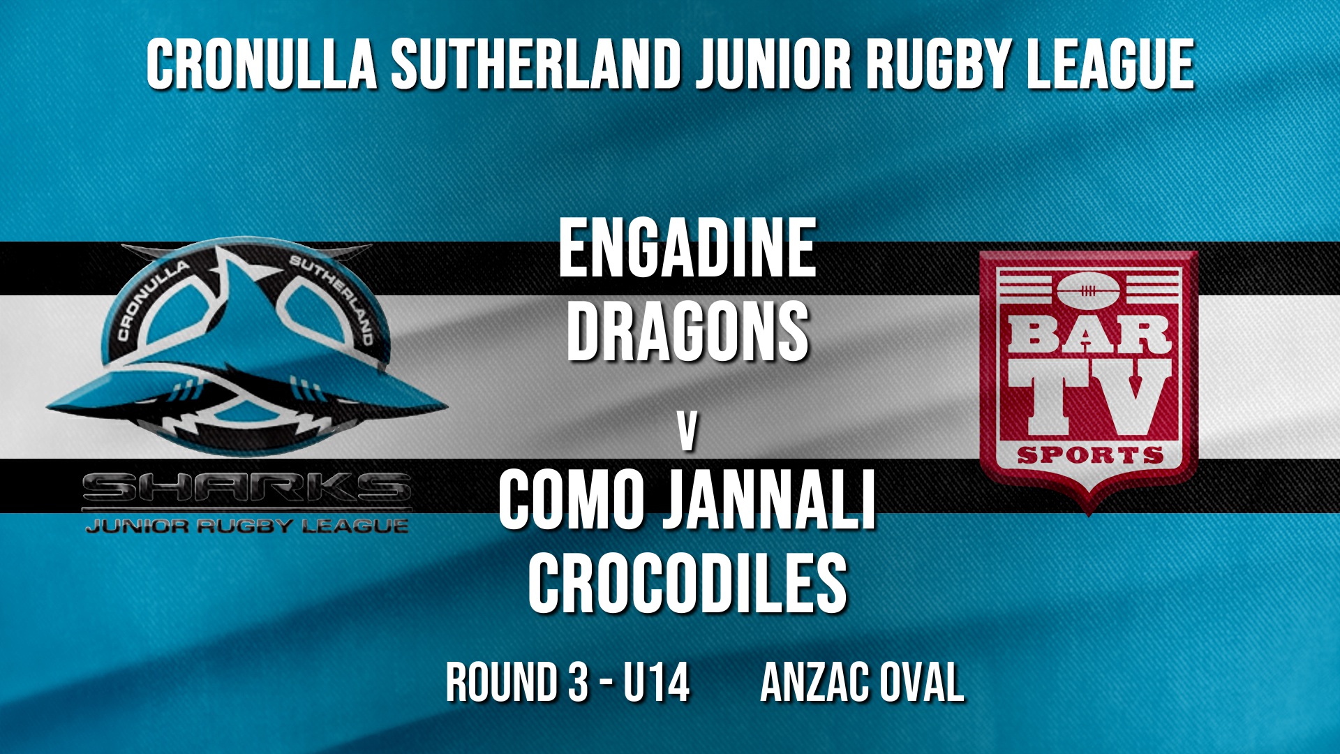 Cronulla JRL Round 3 - U14 - Engadine Dragons v Como Jannali Crocodiles Slate Image
