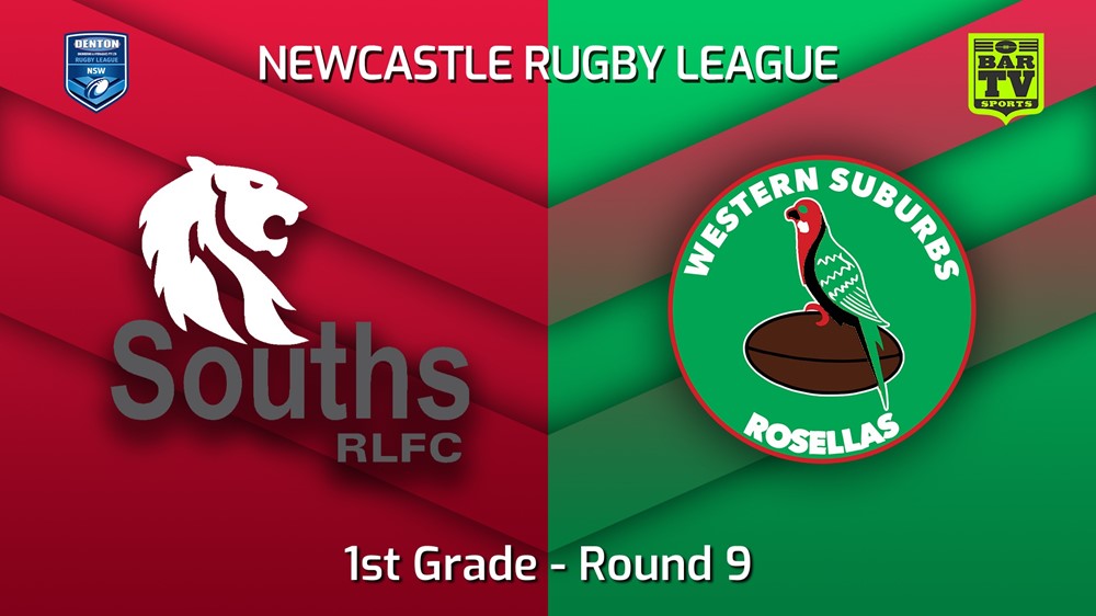 220529-Newcastle Round 9 - 1st Grade - South Newcastle Lions v Western Suburbs Rosellas Slate Image