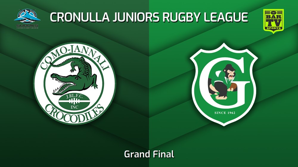 230826-Cronulla Juniors Grand Final - U12 Silver - Como Jannali Crocodiles v Gymea Gorillas Slate Image