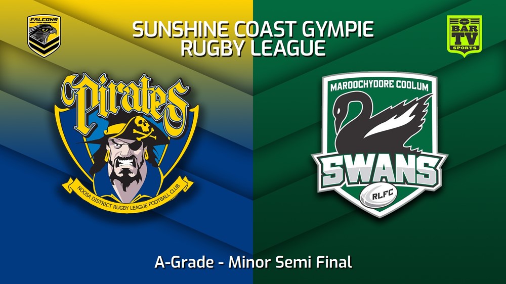 230826-Sunshine Coast RL Minor Semi Final - A-Grade - Noosa Pirates v Maroochydore Swans Slate Image