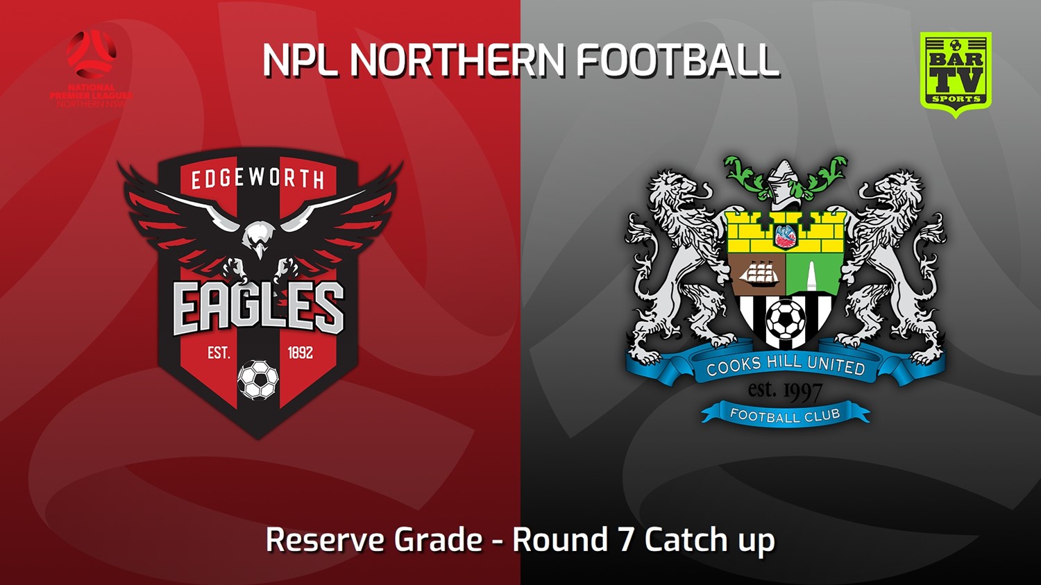 230607-NNSW NPLM Res Round 7 Catch up - Edgeworth Eagles Res v Cooks Hill United FC (Res) Minigame Slate Image