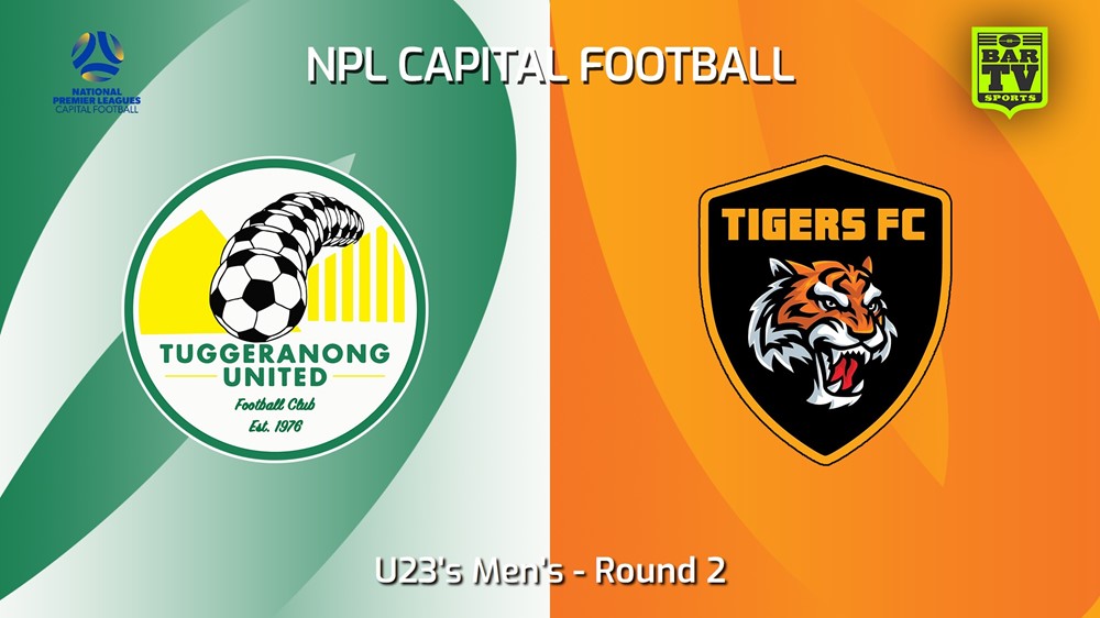 240414-Capital NPL U23 Round 2 - Tuggeranong United U23 v Tigers FC U23 Slate Image