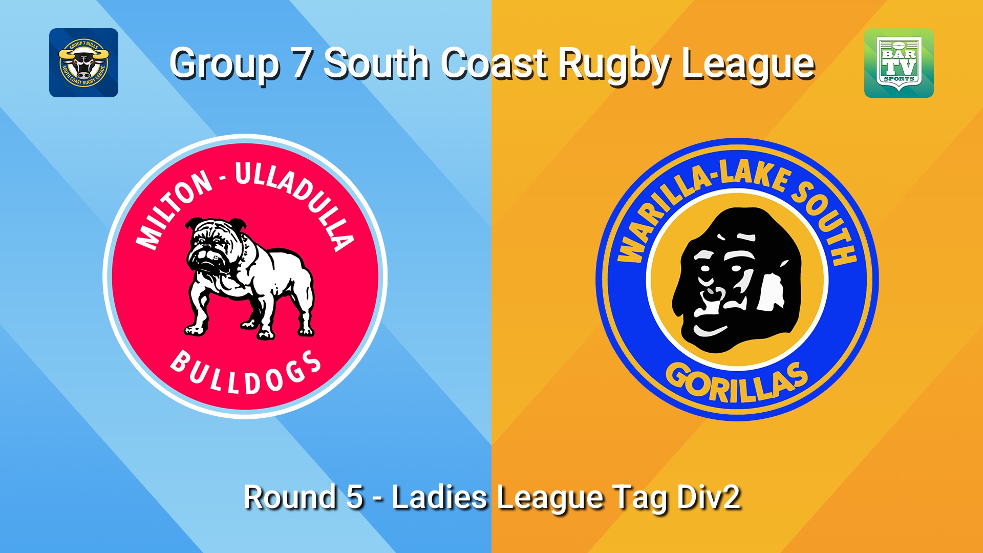 260517-video-South Coast Round 5 - Ladies League Tag Div2 - Milton-Ulladulla Bulldogs v Warilla-Lake South Slate Image