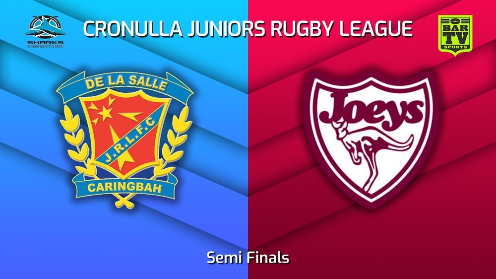 230819-Cronulla Juniors Semi Finals - U13 Gold - De La Salle v St Josephs Minigame Slate Image