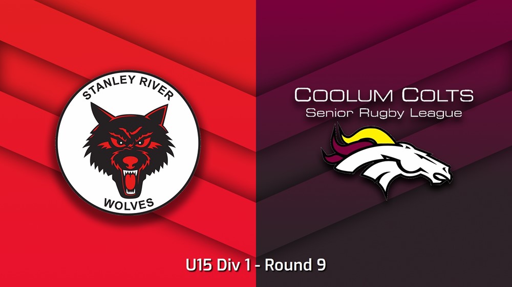 230609-Sunshine Coast Junior Rugby League Round 9 - U15 Div 1 - Stanley River Wolves v Coolum Colts Slate Image