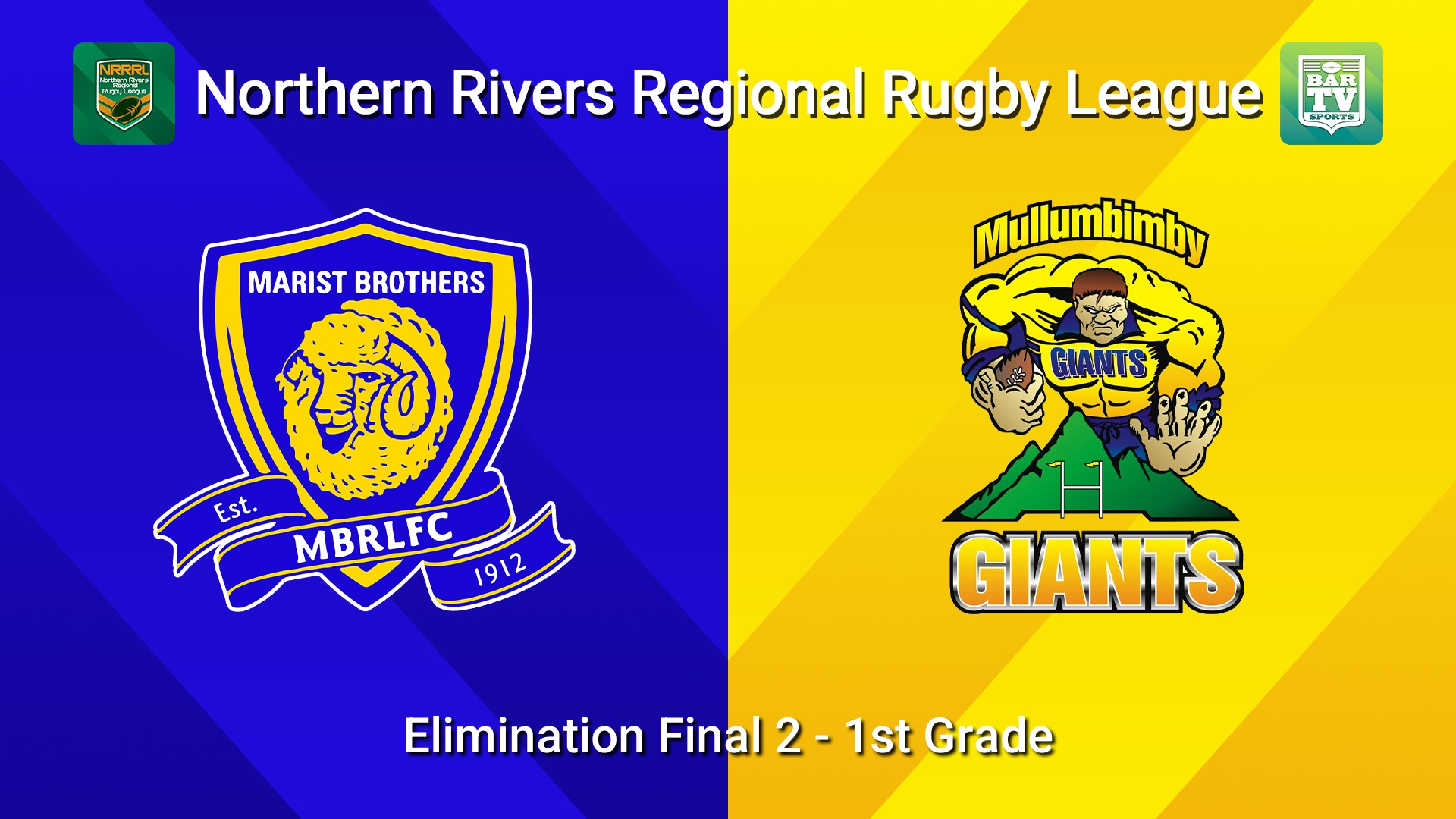 260829-video-Northern Rivers Elimination Final 2 - 1st Grade - Lismore Marist Brothers v Mullumbimby Giants Slate Image