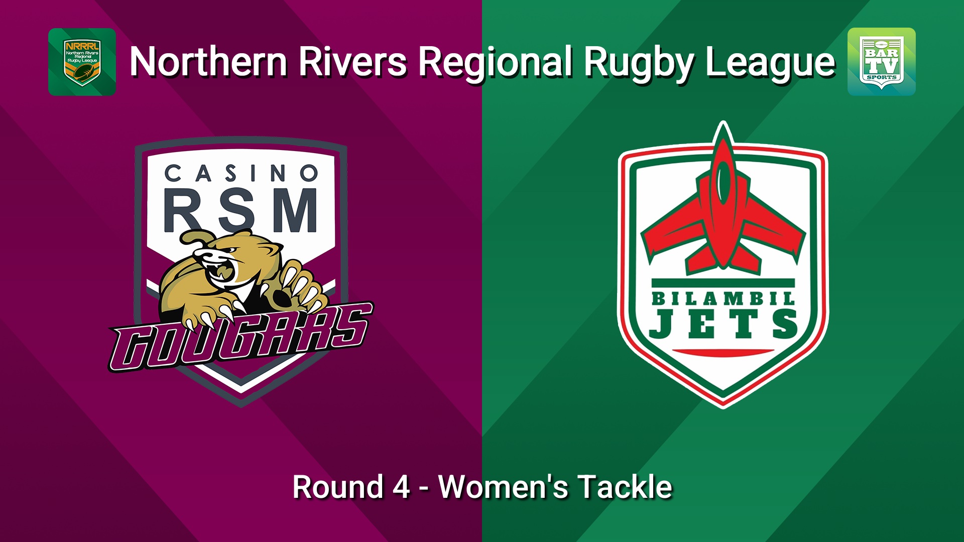 260503-video-Northern Rivers Round 4 - Women's Tackle - Casino RSM Cougars v Bilambil Jets Slate Image