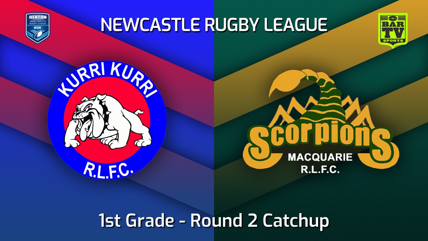 MINI GAME: Newcastle Round 2 Catchup - 1st Grade - Kurri Kurri Bulldogs v Macquarie Scorpions Slate Image