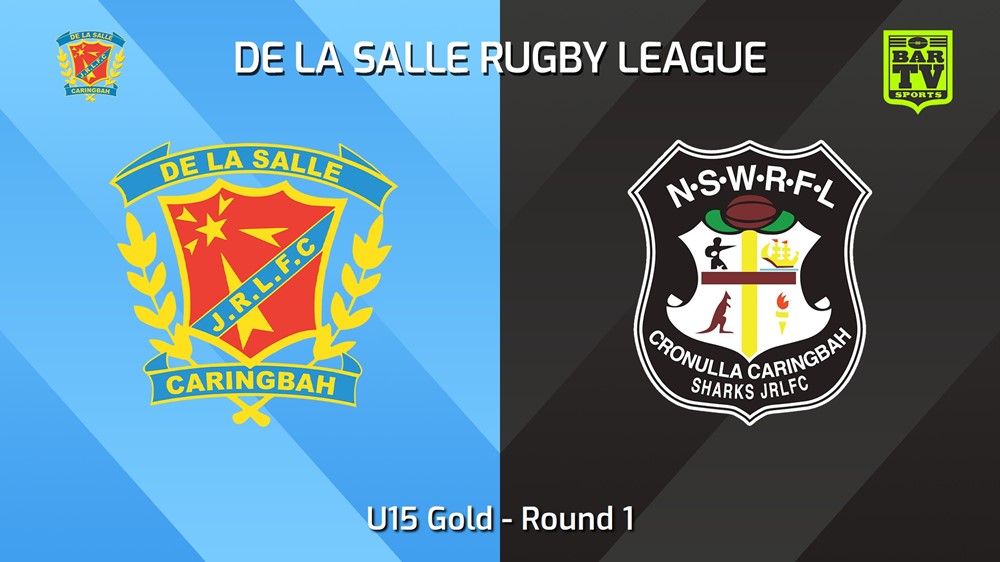 240414-De La Salle Round 1 - U15 Gold - De La Salle v Cronulla Caringbah Minigame Slate Image