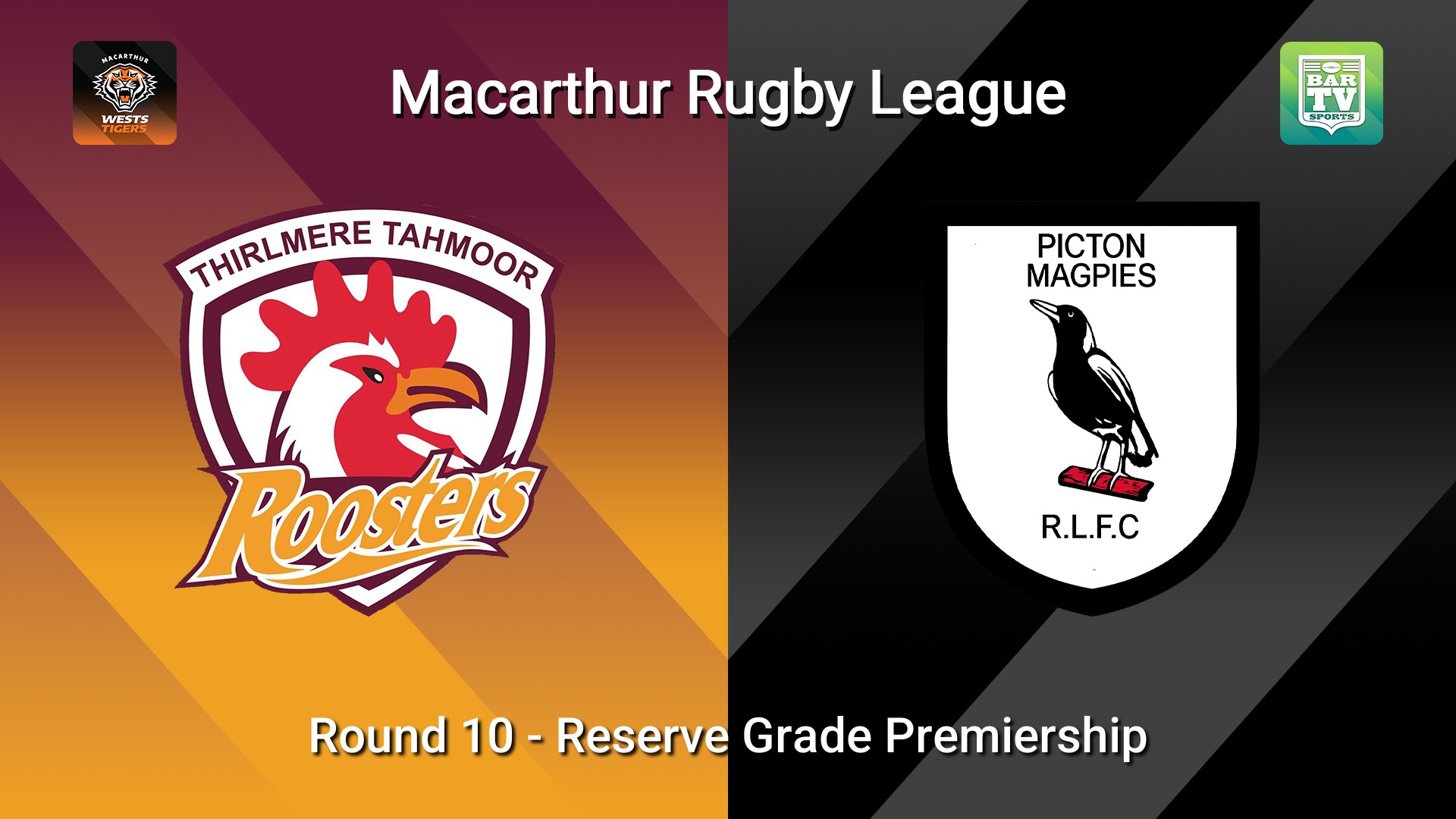 260627-video-Macarthur RL Round 10 - Reserve Grade Premiership - Thirlmere Roosters v Picton Magpies Slate Image