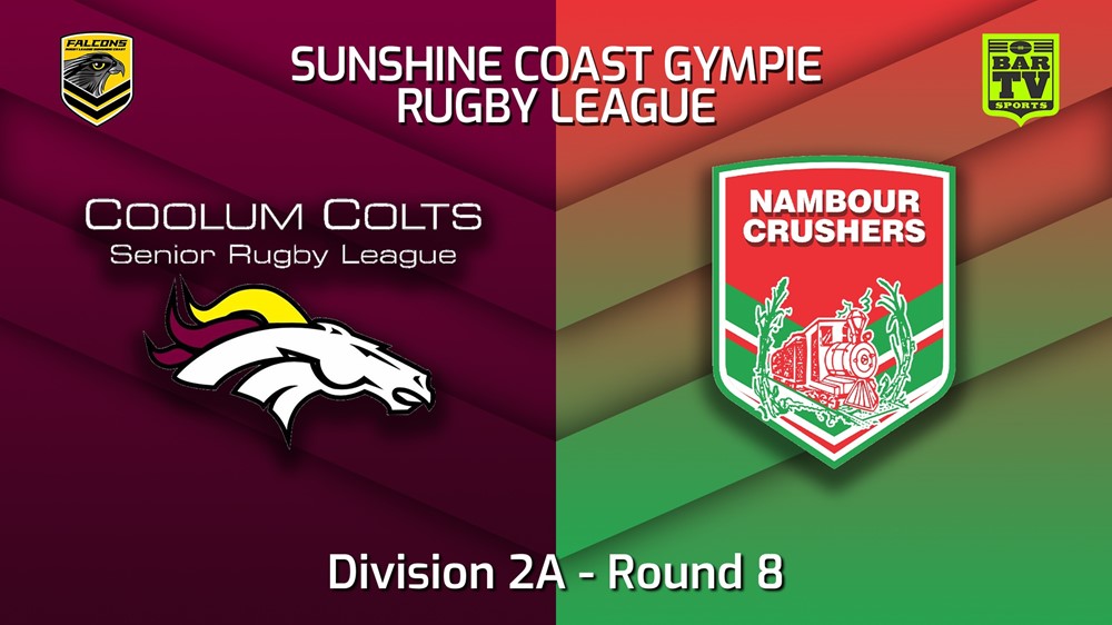 220611-Sunshine Coast RL Round 8 - Division 2A - Coolum Colts v Nambour Crushers Slate Image