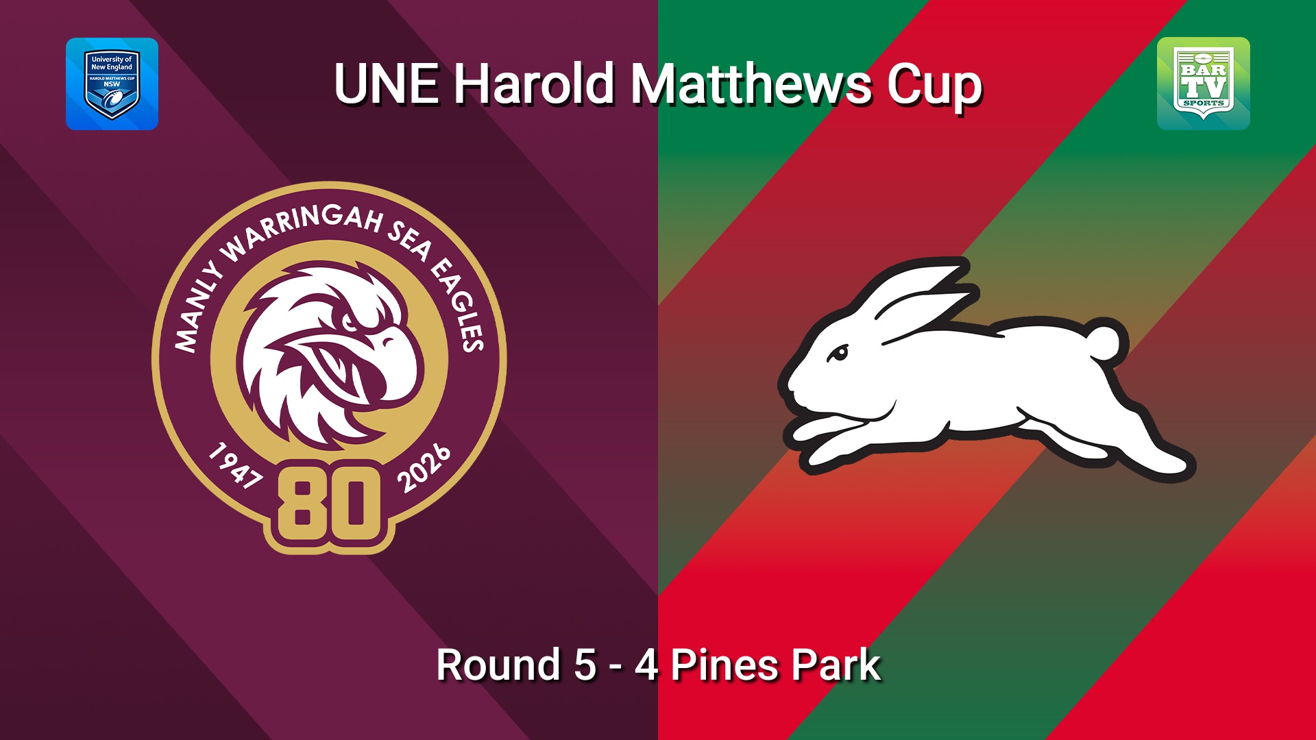 260308-video-UNE Harold Matthews Cup Round 5 - Manly Warringah Sea Eagles v South Sydney Rabbitohs Slate Image
