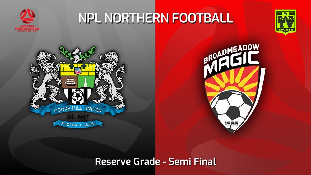 220917-NNSW NPLM Res Semi Final - Cooks Hill United FC (Res) v Broadmeadow Magic Res Slate Image