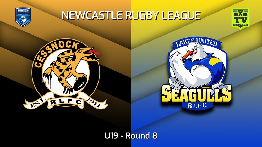 230520-Newcastle RL Round 8 - U19 - Cessnock Goannas v Lakes United Seagulls Slate Image