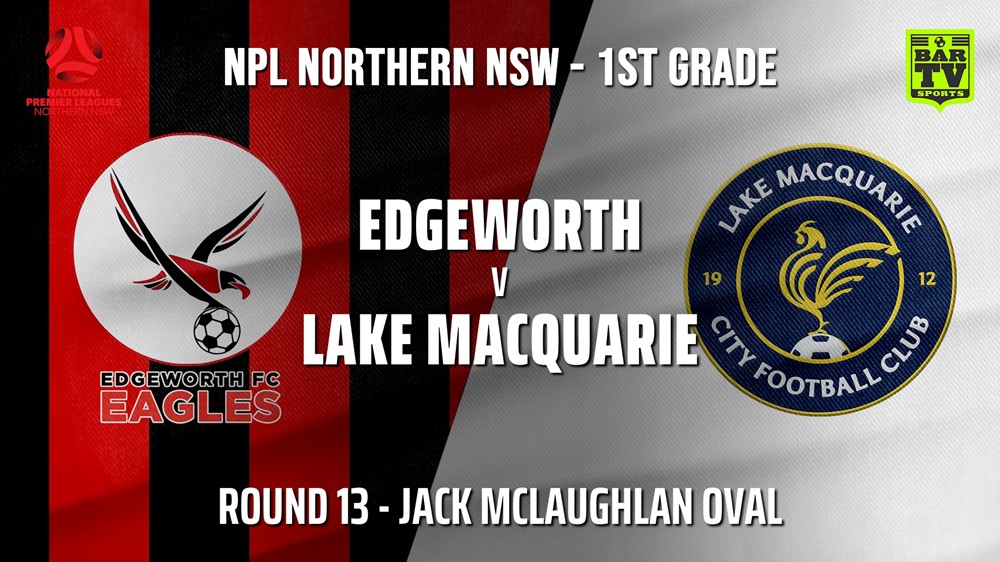 MINI GAME: NNSW NPL Round 13 - Edgeworth Eagles FC v Lake Macquarie City FC Slate Image