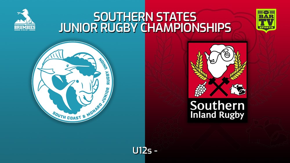 230711-Southern States Junior Rugby Championships U12s - South Coast-Monaro v Southern Inland Minigame Slate Image