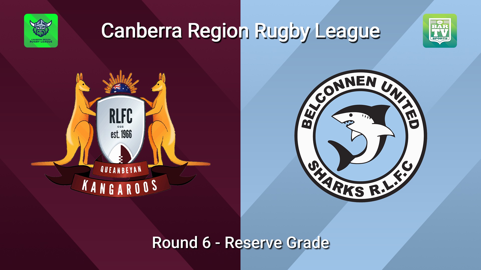 260523-video-Canberra Round 6 - Reserve Grade - Queanbeyan Kangaroos v Belconnen United Sharks Slate Image