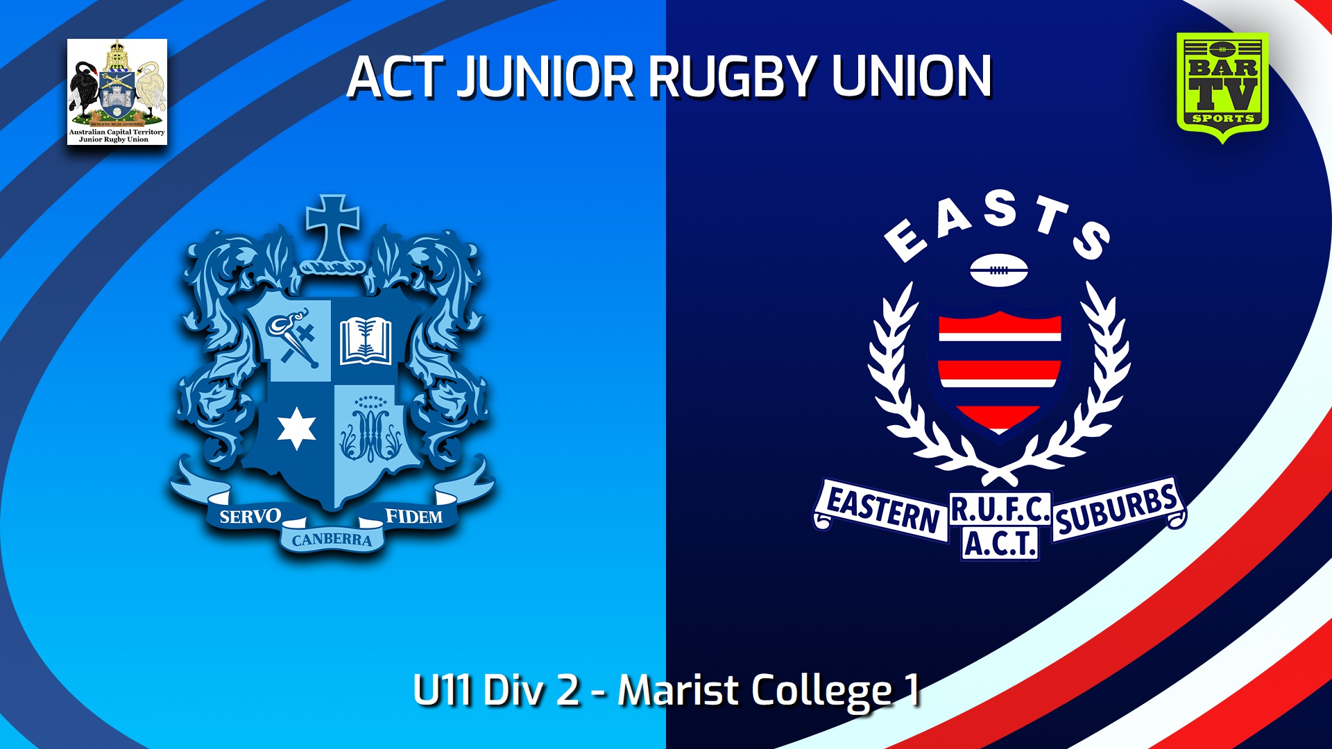250816-video-ACT Junior Rugby Union Round 12 - U11 Div 2 - Marist College Canberra v Easts Canberra Slate Image