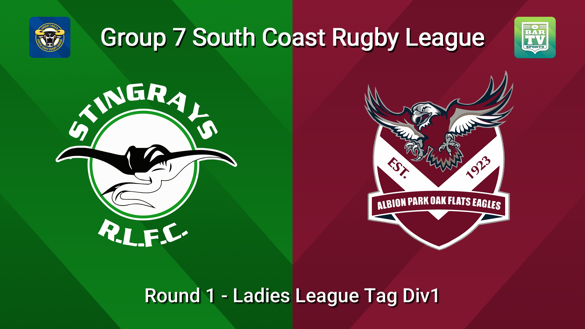 260419-video-South Coast Round 1 - Ladies League Tag Div1 - Stingrays of Shellharbour v Albion Park Oak Flats Slate Image