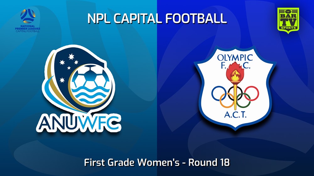 230813-Capital Womens Round 18 - ANU WFC (women) v Canberra Olympic FC (women) Slate Image