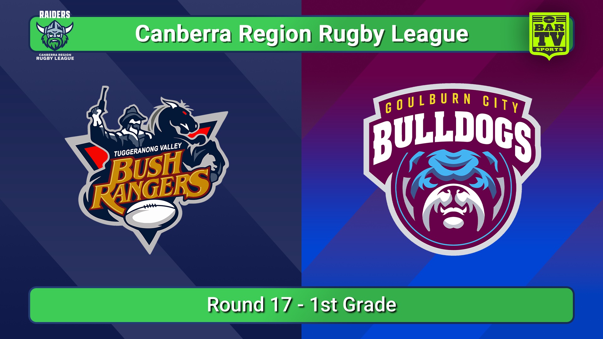 250809-video-Canberra Round 17 - 1st Grade - Tuggeranong Bushrangers v Goulburn City Bulldogs Minigame Slate Image
