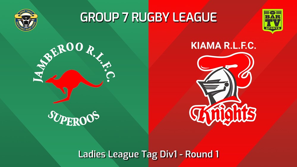 240713-video-South Coast Round 1 - Ladies League Tag Div1 - Jamberoo Superoos v Kiama Knights Slate Image