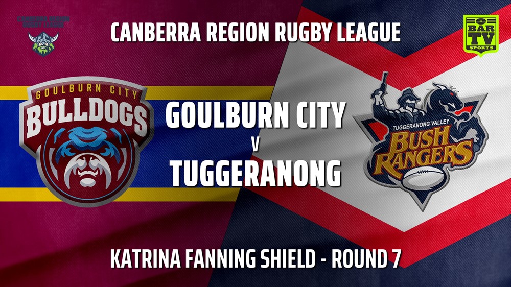 210620-Canberra Round 7 - Katrina Fanning Shield - Goulburn City Bulldogs v Tuggeranong Bushrangers Slate Image