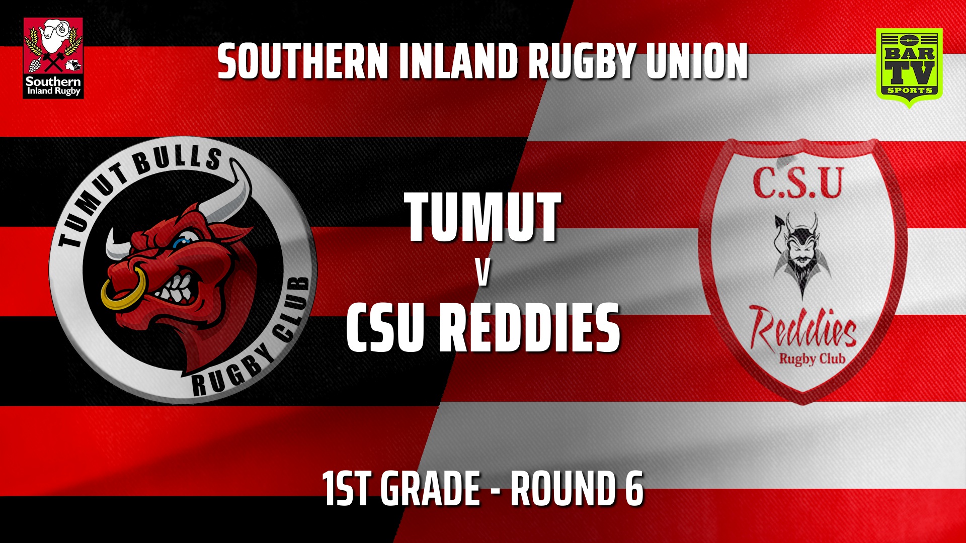 210515-Southern Inland Rugby Union Round 6 - 1st Grade - Tumut Bulls v CSU Reddies Slate Image