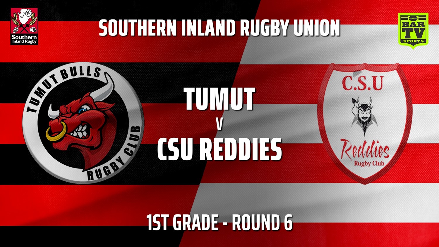 210515-Southern Inland Rugby Union Round 6 - 1st Grade - Tumut Bulls v CSU Reddies Minigame Slate Image