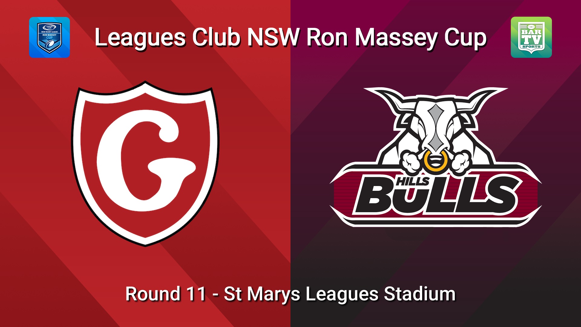 260620-video-Ron Massey Cup Round 11 - Glebe Dirty Reds v Hills Bulls Slate Image