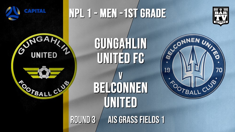 NPL - CAPITAL Round 3 - Gungahlin United FC v Belconnen United FC Slate Image