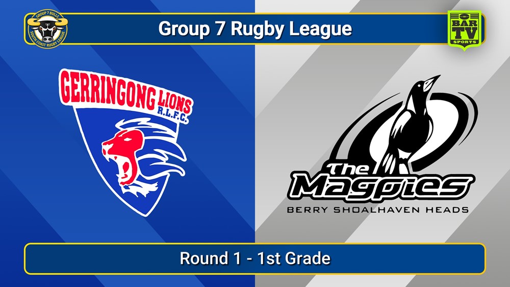 250405-video-South Coast Round 1 - 1st Grade - Gerringong v Berry-Shoalhaven Heads Slate Image