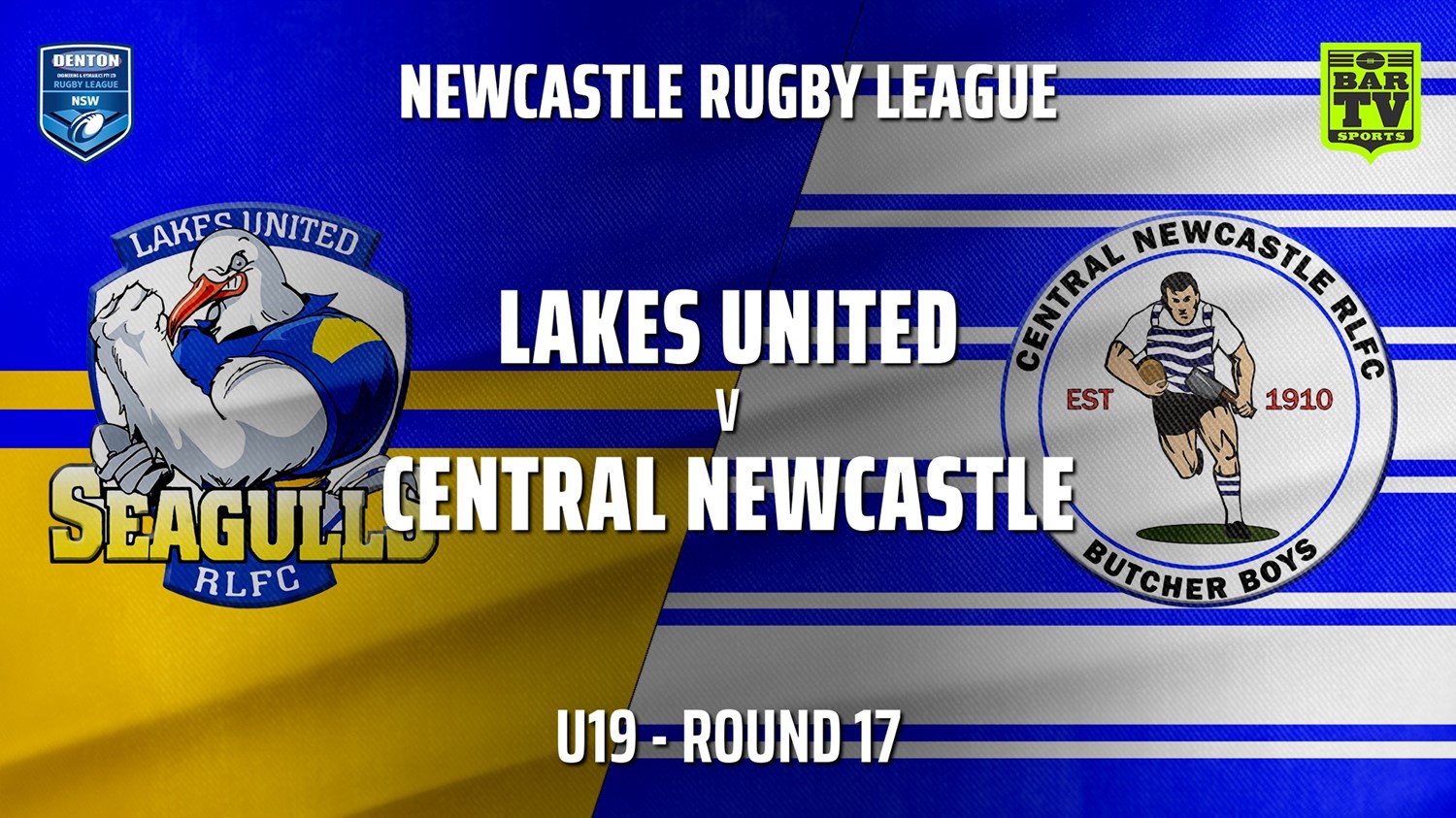 210731-Newcastle Round 17 - U19 - Lakes United v Central Newcastle Slate Image