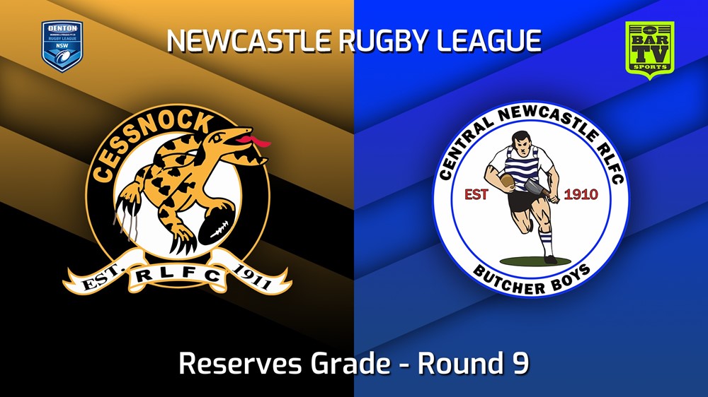 220528-Newcastle Round 9 - Reserves Grade - Cessnock Goannas v Central Newcastle Slate Image