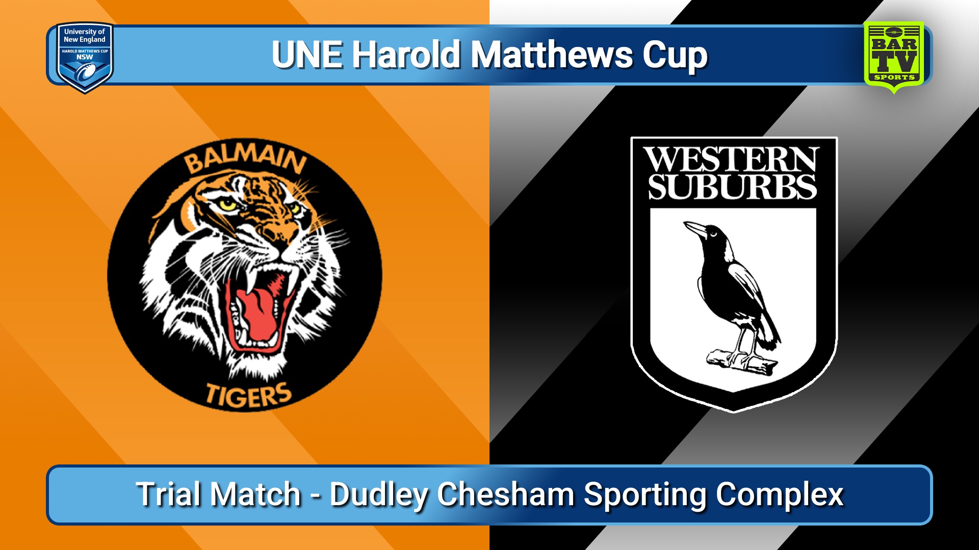 251213-video-UNE Harold Matthews Cup Trial Match - Balmain Tigers v Western Suburbs Magpies Slate Image