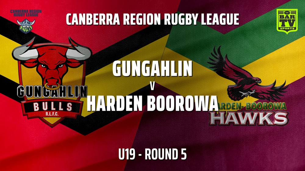 210605-Canberra Round 5 - U19 - Gungahlin Bulls v Harden Boorowa Minigame Slate Image