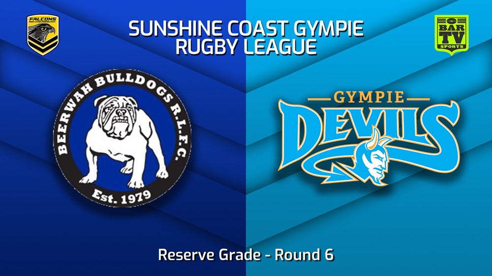 230513-Sunshine Coast RL Round 6 - Reserve Grade - Beerwah Bulldogs v Gympie Devils Slate Image