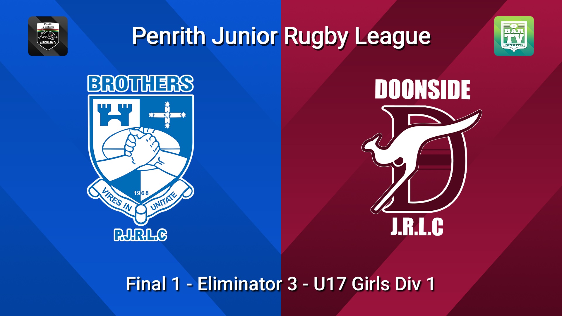 260808-video-Penrith & District Junior Rugby League Final 1 - Eliminator 3 - U17 Girls Div 1 - Brothers v Doonside Slate Image