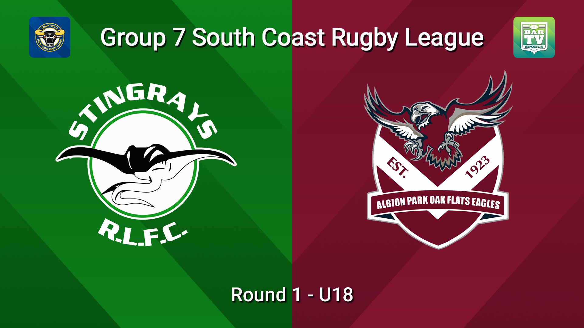 260419-video-South Coast Round 1 - U18 - Stingrays of Shellharbour v Albion Park Oak Flats Slate Image