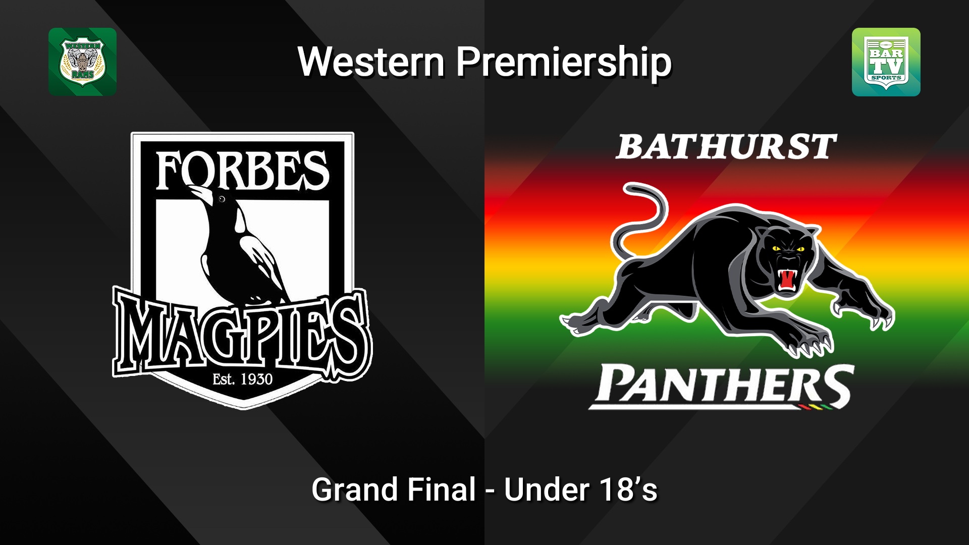 260906-video-Western Premiership Grand Final - Under 18’s - Forbes Magpies v Bathurst Panthers Slate Image