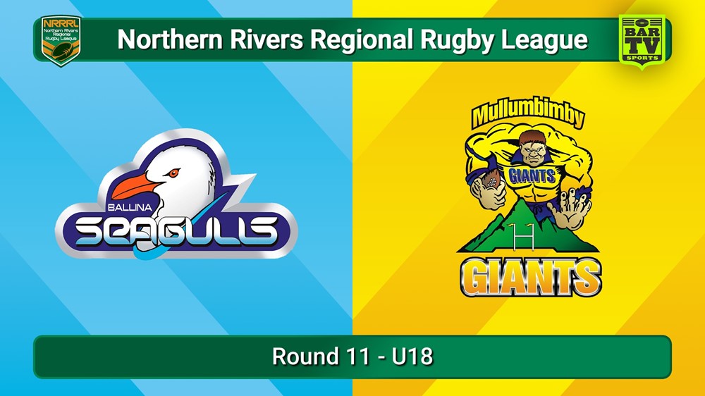 250706-video-Northern Rivers Round 11 - U18 - Ballina Seagulls v Mullumbimby Giants Slate Image