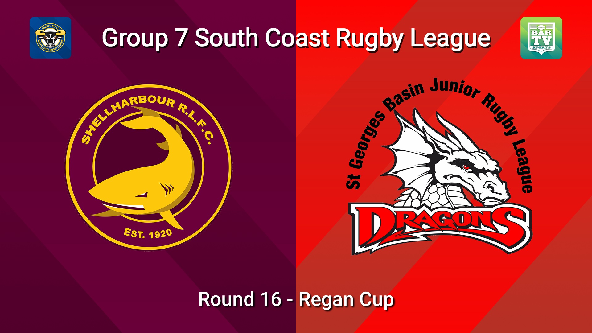 260829-video-South Coast Round 16 - Regan Cup - Shellharbour Sharks v St Georges Basin Dragons Slate Image