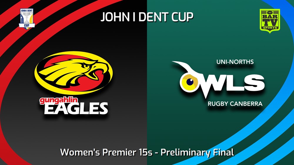 240824-video-John I Dent (ACT) Preliminary Final - Women's Premier 15s - Gungahlin Eagles v UNI-North Owls Slate Image