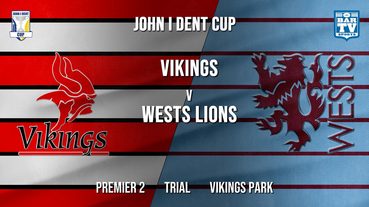 John I Dent Trial - Premier 2 - Tuggeranong Vikings v Wests Lions Slate Image