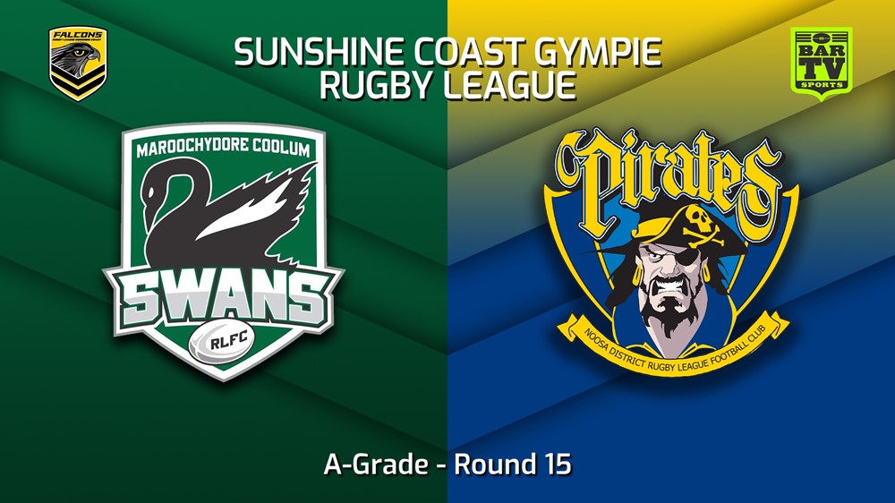 230730-Sunshine Coast RL Round 15 - A-Grade - Maroochydore Swans v Noosa Pirates Slate Image